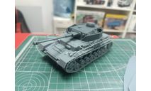 Pz.Kpfw. IV Ausf H с экранами 1:43 Смола 3D-печать, масштабные модели бронетехники, scale43