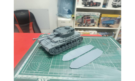 Pz.Kpfw. IV Ausf H с  экранами 1:43 Смола 3D-печать, масштабные модели бронетехники, scale43