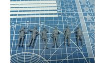 Солдаты африканского корпуса Роммеля 1:43 6 фигур Смола 3D-печать, миниатюры, фигуры, scale43