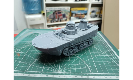 Японский плавающий танк ’КА-МИ’ Type 2 Ka-MI 1:43 Смола 3D-печать, масштабные модели бронетехники, scale43