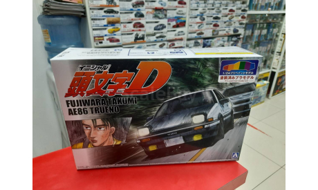 06198 Initial D Fujiwara Takumi AE86 Trueno Project D Ver. 1:24 Aoshima возможен обмен, масштабная модель, Toyota, scale24