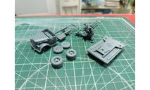 Opel Blitz 20mm Flak 38 1:72  Смола 3D-печать, сборные модели бронетехники, танков, бтт, scale72