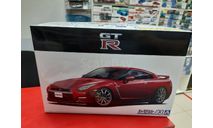 05857 Nissan GT-R R35 Pure Edition’14 1:24 Aoshima возможен обмен, сборная модель автомобиля, scale24