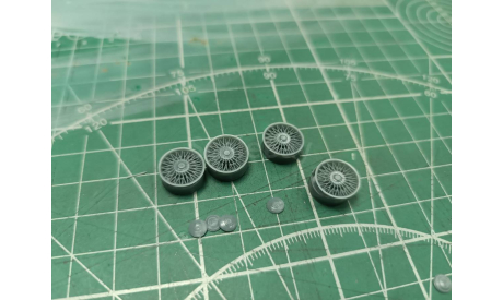Диски спицованные 1:43 Смола 3D-печать, масштабная модель, scale43