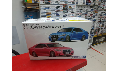 05876 Toyota Crown GRS214/AWS210 ’15 1:24 Aoshima возможен обмен, сборная модель автомобиля, scale24