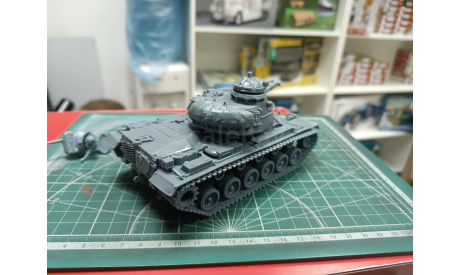 Американский танк M48 Patton 1:43 Смола 3D-печать, масштабные модели бронетехники, scale43