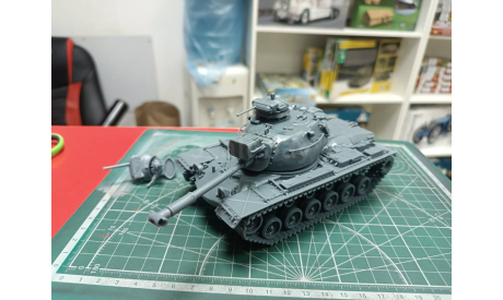 Американский танк M48 Patton 1:43 Смола 3D-печать, масштабные модели бронетехники, scale43