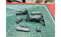 Бронированный бульдозера Caterpillar D7 1:72 Смола 3D-печать, сборные модели бронетехники, танков, бтт, Horch, scale72