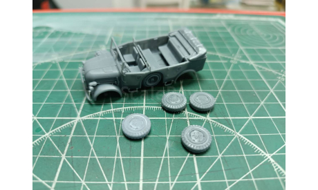 Steyr Type 1500 с опущенным тентом 1:72 Смола 3D-печат, сборные модели бронетехники, танков, бтт, Horch, scale72