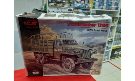 35511   Studebaker US6 1:35 ICM возможен обмен, сборные модели бронетехники, танков, бтт, scale35