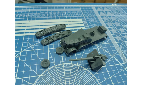 Sd.Kfz.8 - 8.8cm Flak 18 1:72 Смола 3D-печать, сборные модели бронетехники, танков, бтт, scale72