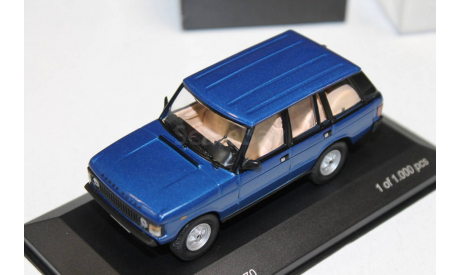 Land Rover Range Rover, metallic-blue 1970 1:43 Whetebox  возможен обмен, масштабная модель, scale0