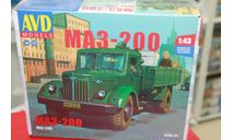 МАЗ-200 бортовой ( 1:43 AVD возможен обмен, масштабная модель, AVD Models, scale43