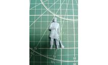 Мужчина в кепке с метлой 1:43 Смола 3D-печать, фигурка, scale43