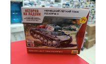 6102 Немецкий танк Т-II 1:100 Звезда  возможен обмен, сборные модели бронетехники, танков, бтт, scale100