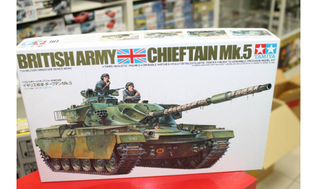 35068 CHIEFTAIN Mk.5 с 3 фиг. 1:35 Tamiya возможен обмен, сборные модели бронетехники, танков, бтт