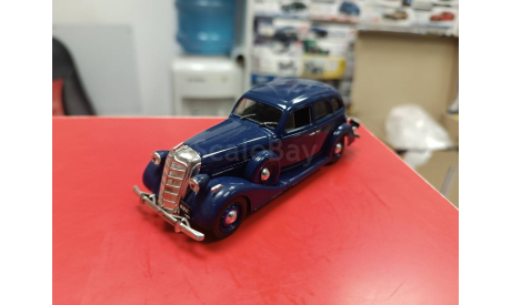 Автолегенды СССР лучшее: ЗИС-101 Синий 1:43 Deagostini, масштабная модель, scale43, ГАЗ