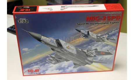 72171 МиГ-25 ПД 1:72 ICM, сборные модели авиации, 1/72
