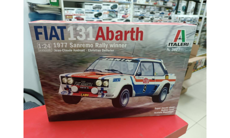 3621ИТ FIAT 131 ABARTH ’San Remo Winner 1977’ 1:24 Italeri возможен обмен, сборная модель автомобиля, scale24