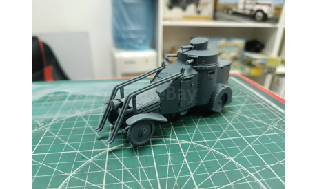 Итальянский бронеавтомобиль Ansaldo-Lancia IZ 1:43 Смола 3D-печать, масштабные модели бронетехники, scale43