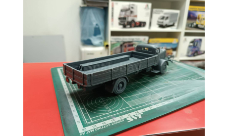 Mercedes L6500 с тентом 1:43 Смола 3D-печать возможен обмен, масштабная модель, ГАЗ, scale43