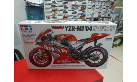14100 YAMAHA YZR-M1 ’04 No.7/No.33 1:12 Tamiya возможен обмен, масштабная модель мотоцикла, scale12
