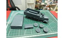 Mercedes L3000 бортовой с тентом 1:43 Смола 3D-печать