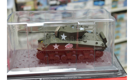 №19, M4A3 (76mm) Sherman (США), 1944 год 1:43 Deagostini возможен обмен, масштабная модель, scale43