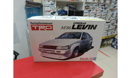 05798 Toyota Corolla Levin TRD AE86 ’83 1:24 Aoshima Возможен обмен, масштабная модель, Nissan, scale24