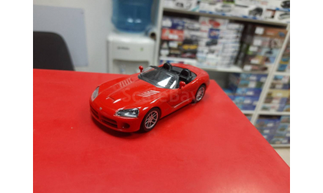 Суперкары №17 Dodge Viper SRT-10 без блистера 1:43 Deagostini возможен обмен, масштабная модель, scale43