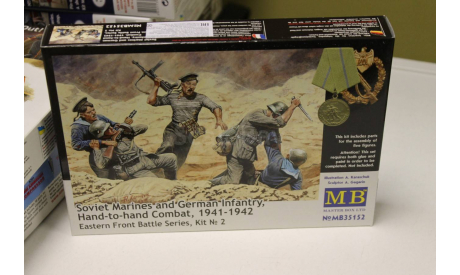 35152 Советские морские пехотинцы  1:35 MasterBox, миниатюры, фигуры, 1/35, Master Box
