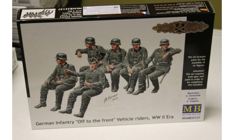 MB35137 Германская пехота на марше,2МВ  1:35 MasterBox, миниатюры, фигуры, 1/35, Master Box