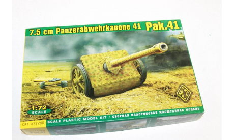 72280 7.5cm Panzerabwehrkanone 41 (Pak.41) 1:72 ACE возможен обмен, сборные модели артиллерии, scale0