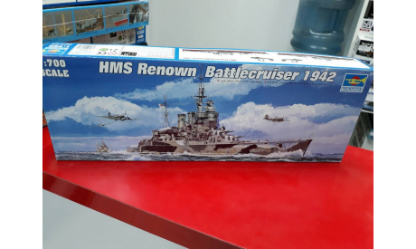 05764 HMS Renown Battlecruiser 1942 1:700 Trumpeter  возможен обмен, сборные модели кораблей, флота, Jaguar, scale0