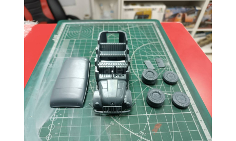 Steyr Type 1500A OMNIBUS Ambulance 1:43 Смола 3D-печать возможен обмен, масштабная модель, scale43