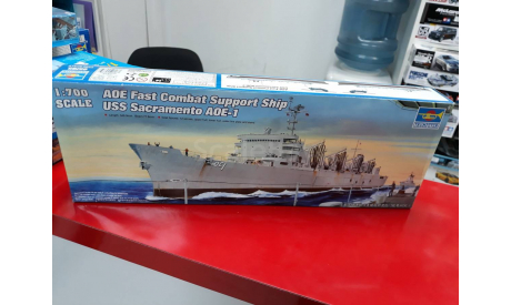 05785 AOE Fast Combat Support Ship USS Sacramento 1:700 Trumpeter  возможен обмен, сборные модели кораблей, флота, Jaguar, scale0