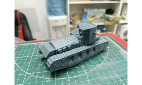 Британский танк Mark A «Whippet» 1:43 Смола 3D-печать, масштабные модели бронетехники, scale43