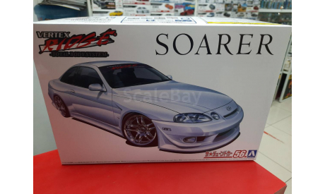 06133 Toyota Soarer ’96 Vertex JZZ30 1:24 Aoshima возможен обмен, сборная модель автомобиля, Nissan, scale24