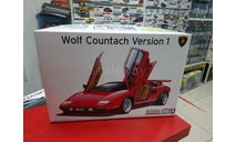 06336 Lamborghini Countach Wolf Ver.1 ’75 1:24 Aoshima возможен обмен, сборная модель автомобиля, Nissan, scale24