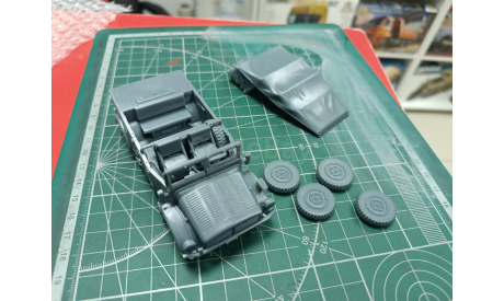 Horch 108 Type 40 (Heavy car) с поднятым тентом 1:43 1:43 Смола 3D-печать  возможен обмен, масштабная модель, scale43