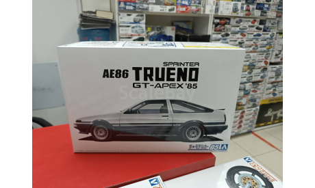 06141 Toyota Sprinter Trueno AE86 GT-APEX ’85 1:24 Aoshima Возможен обмен, масштабная модель, Nissan, scale24
