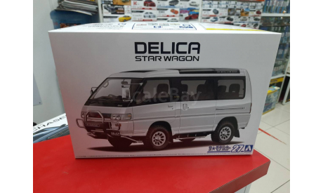 06139 Mitsubishi Delica Star Wagon’91 1:24 Aoshima возможен обмен, сборная модель автомобиля, Nissan, scale24