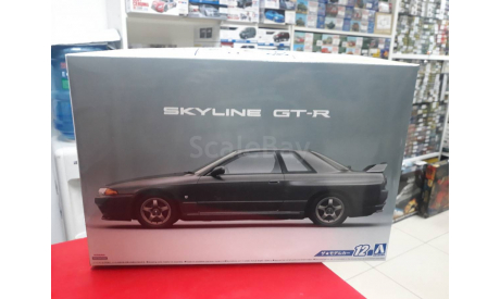 05163 Nissan Skyline GTR R32 ’89 1:24 Aoshima возможен обмен, масштабная модель, scale24