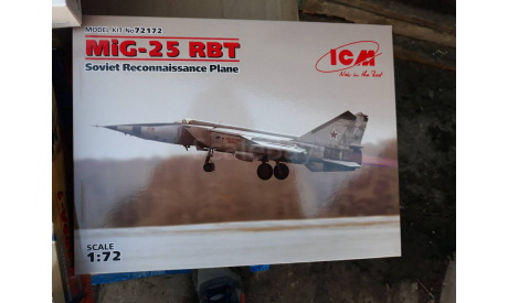 72172 МиГ-25 РБТ, Советский самолет-разведчик 1:72 ICM возможен обмен, сборные модели авиации, Ильюшин, scale72