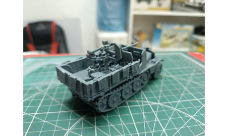 Sd.Kfz 10-5 c Fkak 38 1:43 Смола 3D-печать, масштабные модели бронетехники, scale43