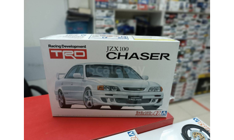 05985 Toyota Chaser TRD JZX100 ’98 1:24 Aoshima Возможен обмен, масштабная модель, Nissan, scale24