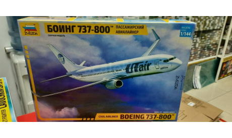 7019 пассажирский авиалайнер Боинг 737-800   1:144 Звезда возможен обмен, сборные модели авиации, scale144