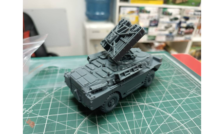 БРДМ-2 SA-9 Стрела с боекомплектом 1:43 Смола 3D-печать, масштабные модели бронетехники, scale43