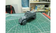 Российский бронеавтомобиль Руссо-Балт 1:43 Смола 3D-печать, масштабные модели бронетехники, Руссо Балт, scale43