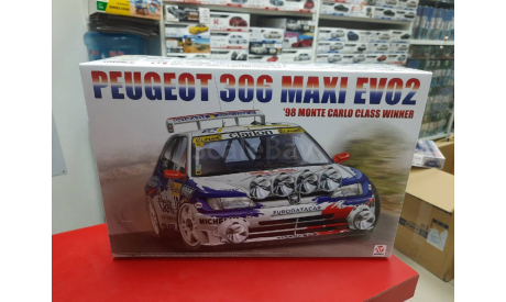 BX24026 Peugeot 306 Maxi EVO2 ’98 Monte Carlo 1:24 Aoshima возможен обмен, масштабная модель, Porsche, scale24